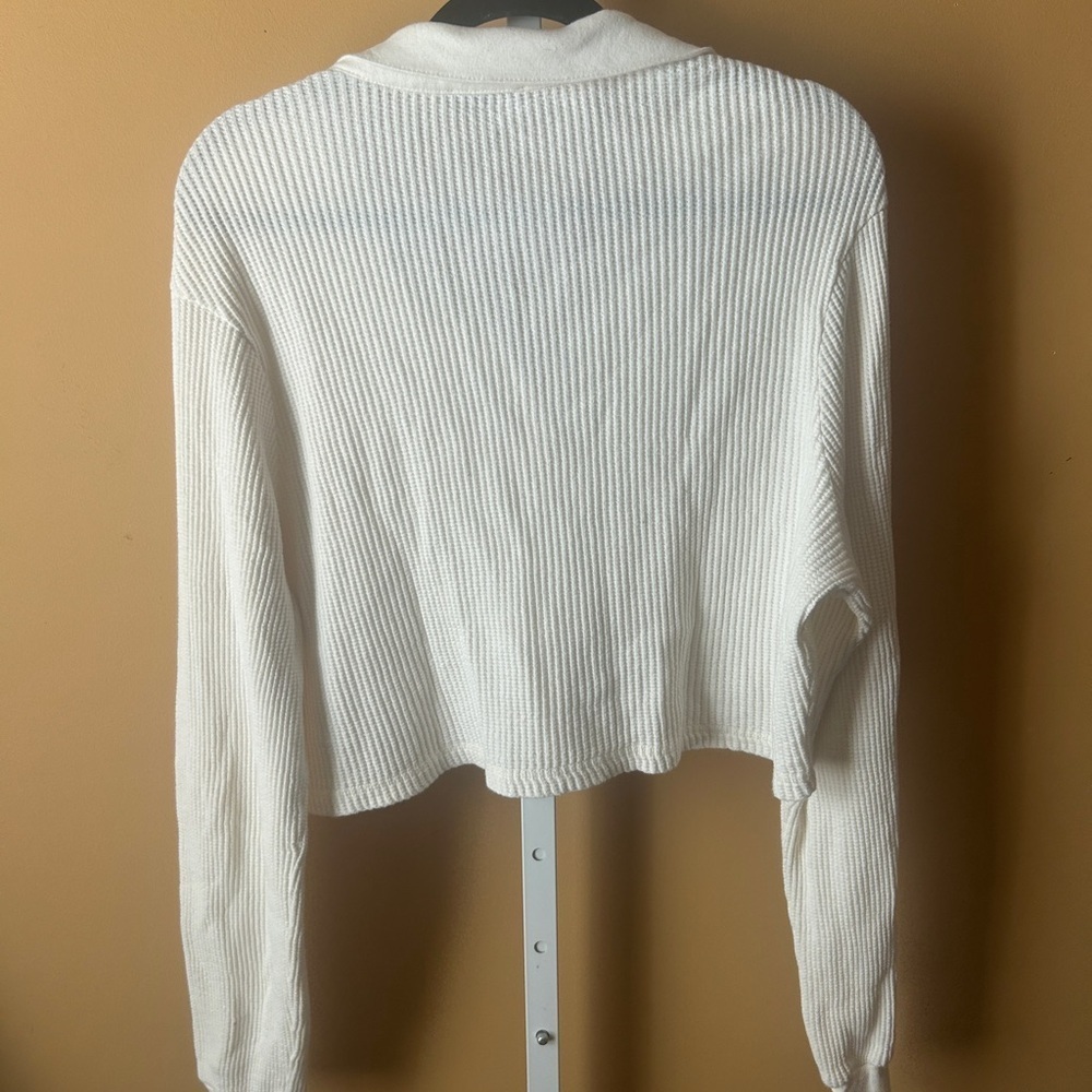 The Range Cream Ribbed Knit Sweater - Picture 5 of 5